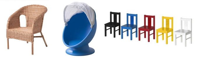 Sedute “da casa” per i più piccoli